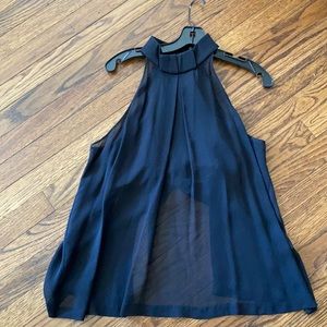 Robert Rodriguez Black High Neck Tank